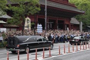 Ex-Japan PM Abe’s Funeral Draws Foreign Delegates Paying Their Respects