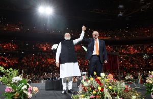 Indian Prime Minister Narendra Modi Cheered by 20,000 Fans at Sydney Stadium