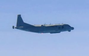 Japan Photographs China’s New Y-9DZ Electric Warfare Aircraft for First Time